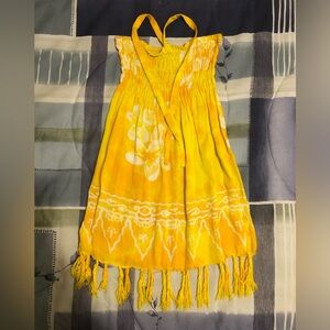 Yellow Floral Sundress